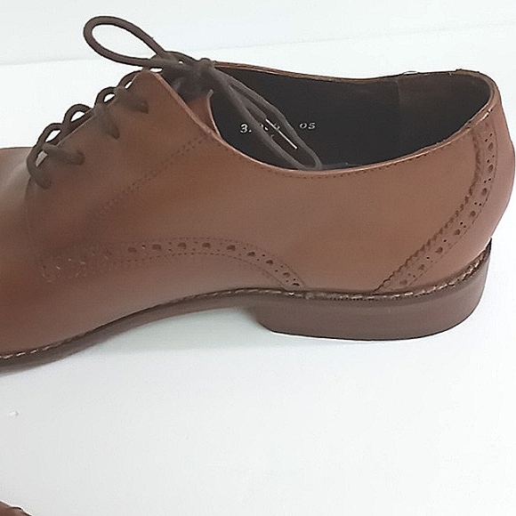 Florsheim Dress Shoes Men's Size 11 D Brown Leather Castellano Cap Toe Oxford - Picture 5 of 13